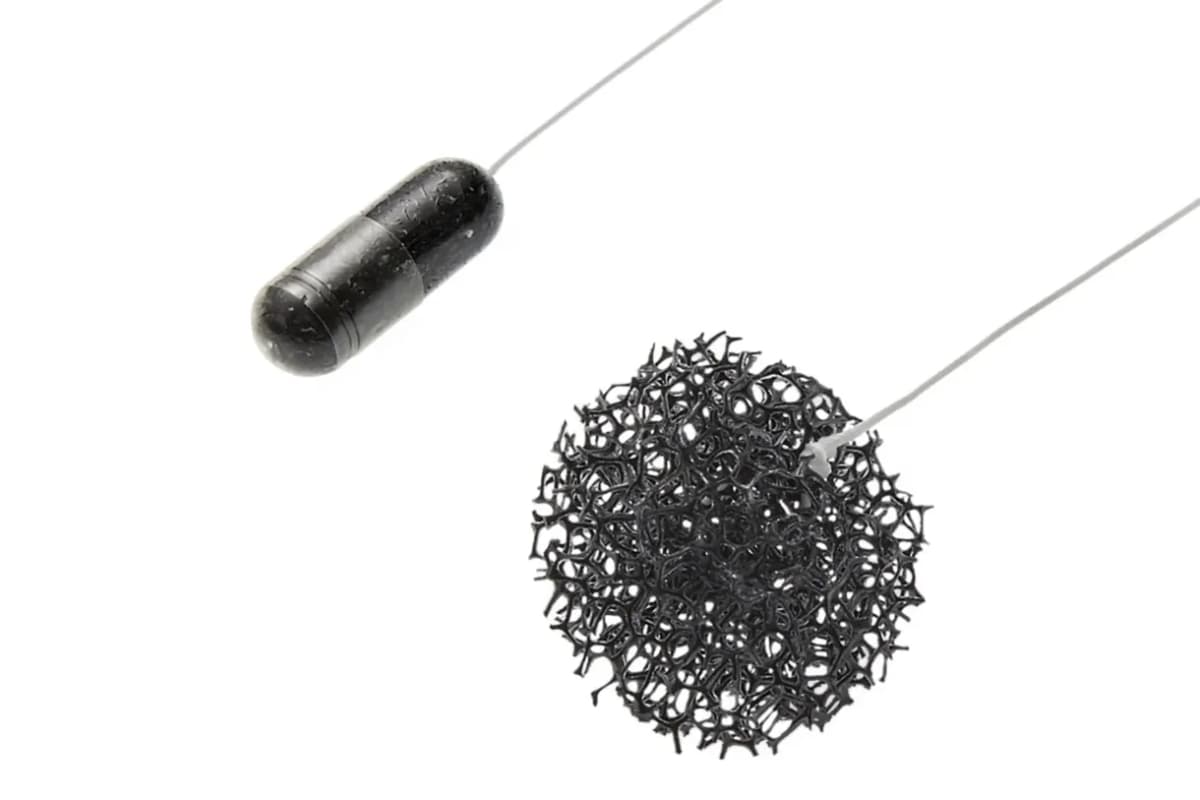 The capsule sponge (EndoSign) made by Cyted. Image courtesy of Cyted.